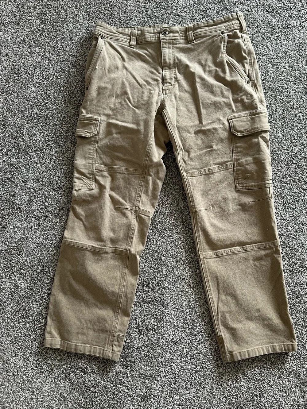 Eddie Bauer Men's Cargo Work Pants - Khaki Size 36x30